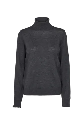 Vera Roll Neck - Dark Grey Mel.