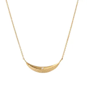 Vermeil and Diamond Icarus Necklace