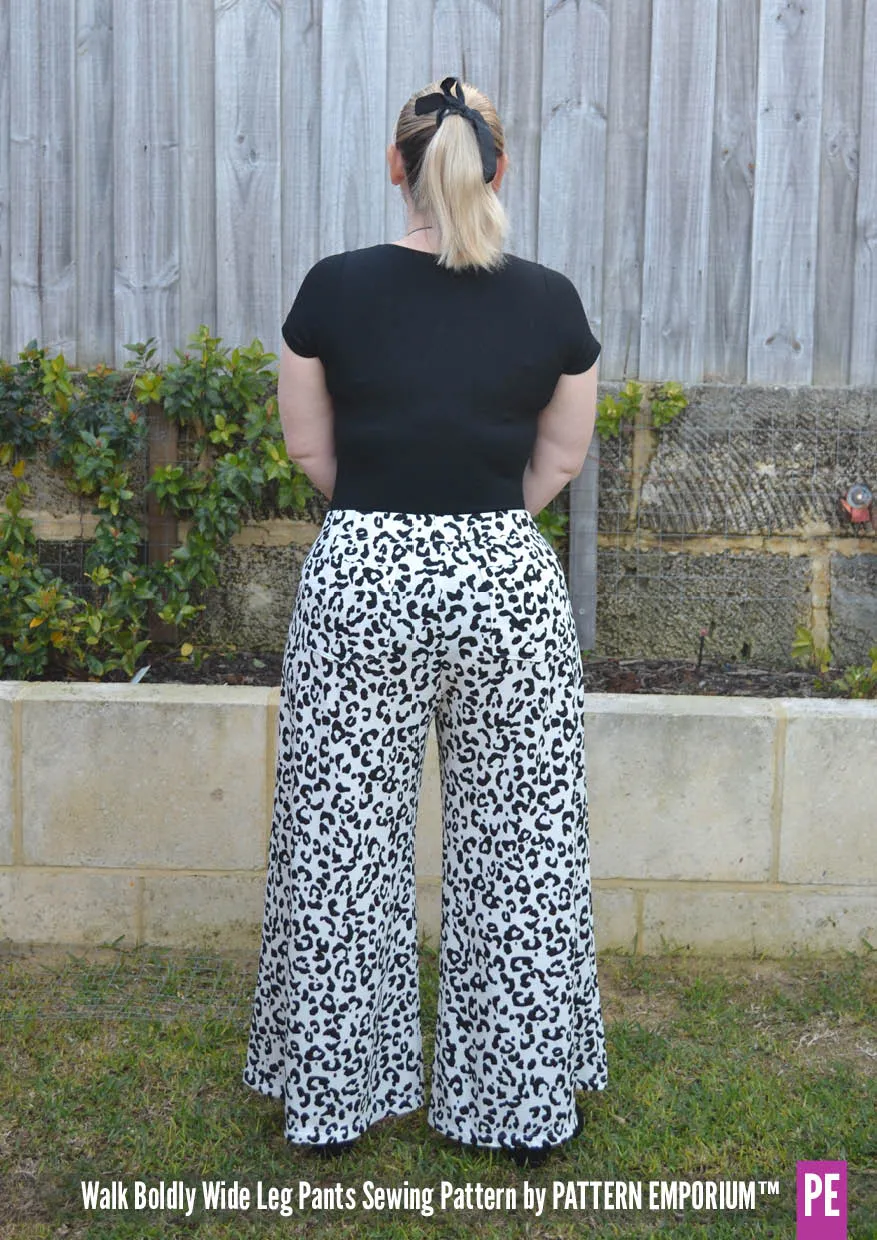 Walk Boldly | Wide Leg Pants Sewing Pattern