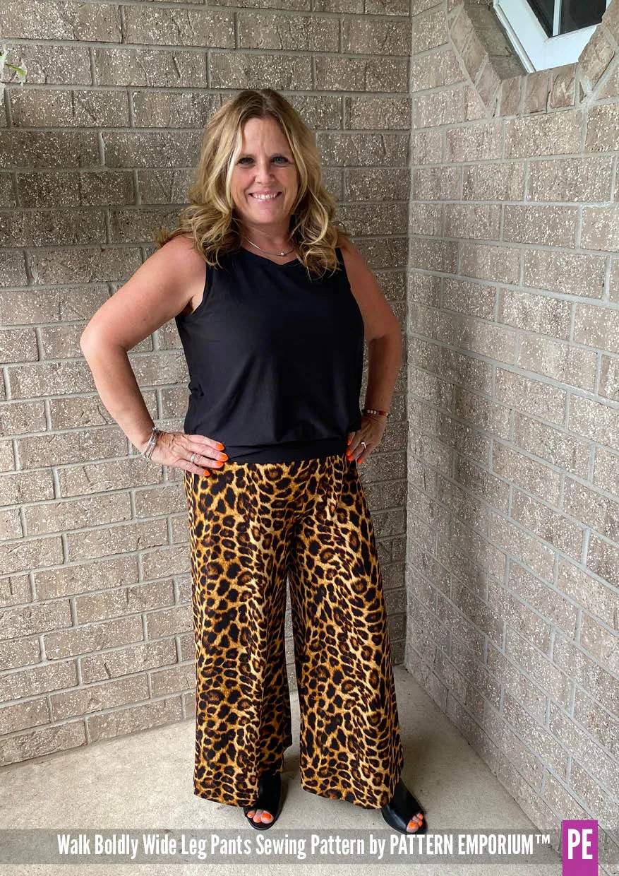 Walk Boldly | Wide Leg Pants Sewing Pattern