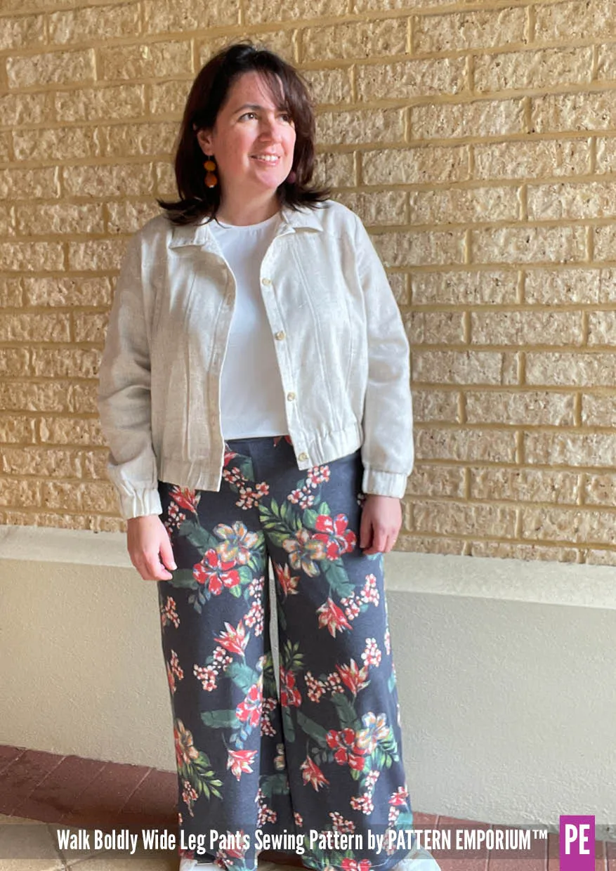 Walk Boldly | Wide Leg Pants Sewing Pattern