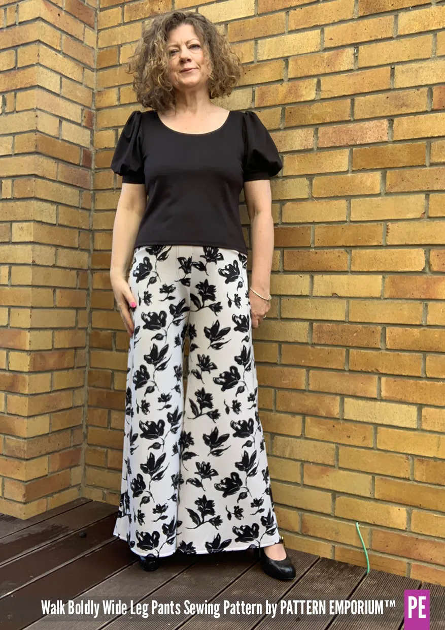 Walk Boldly | Wide Leg Pants Sewing Pattern