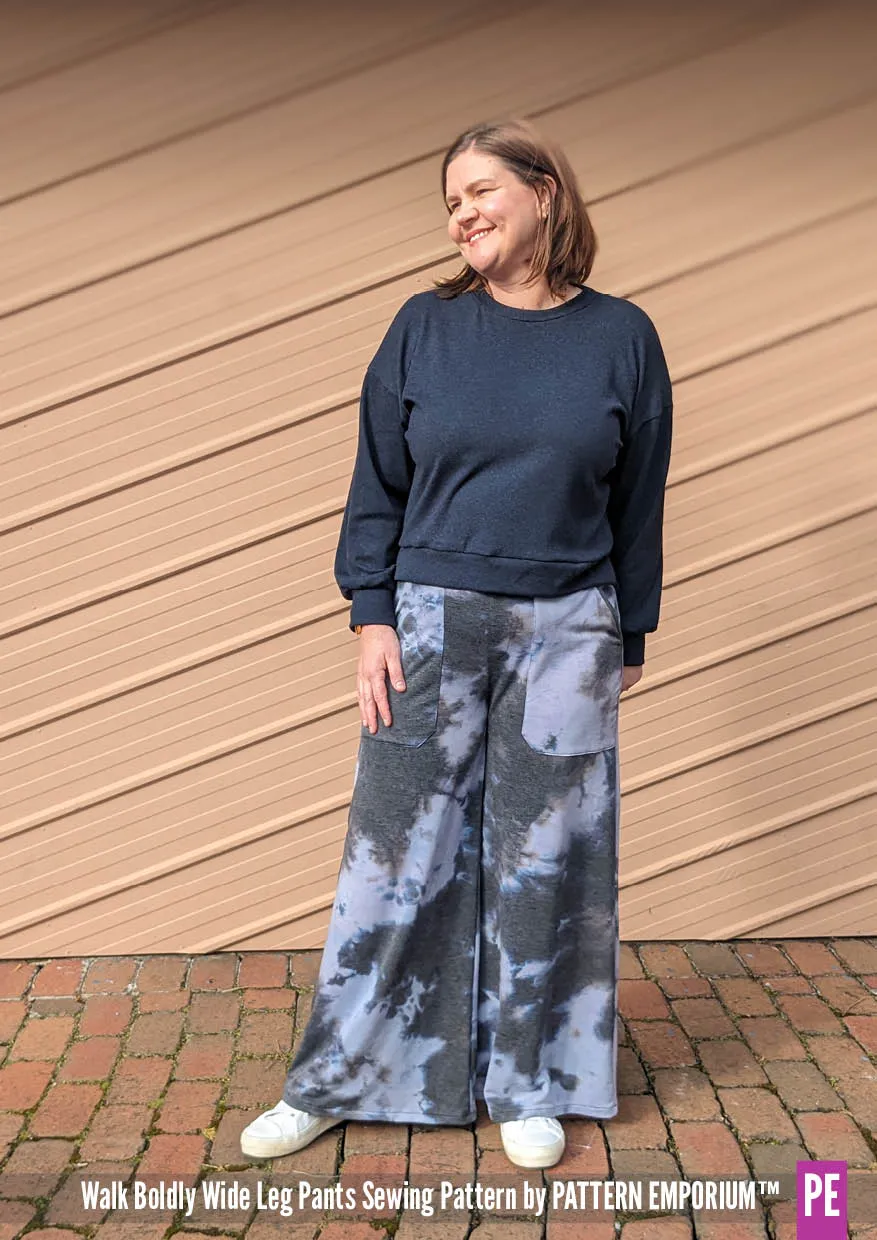 Walk Boldly | Wide Leg Pants Sewing Pattern