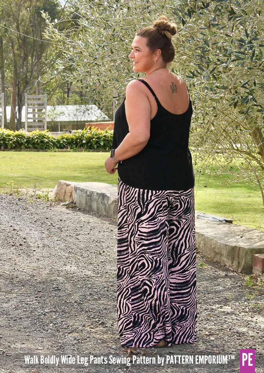 Walk Boldly | Wide Leg Pants Sewing Pattern