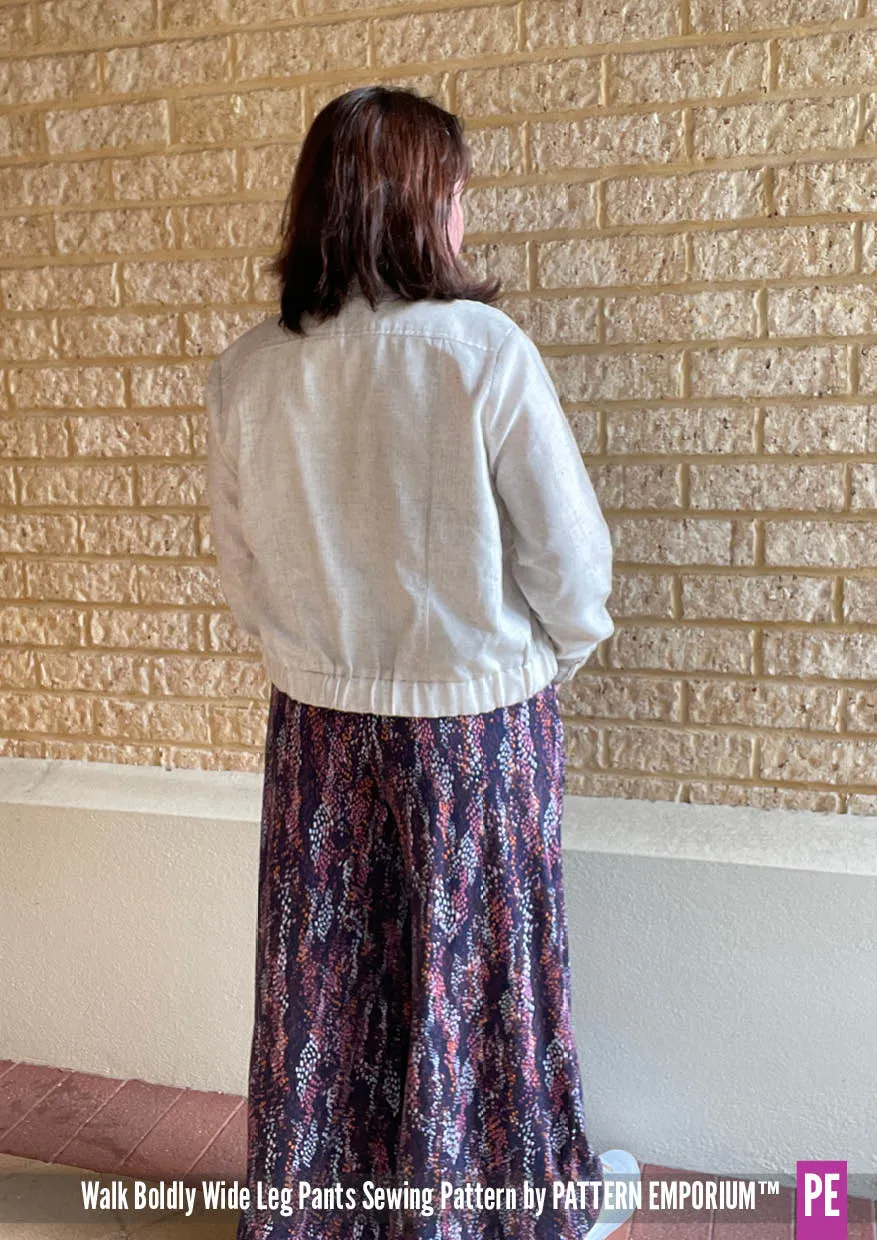 Walk Boldly | Wide Leg Pants Sewing Pattern