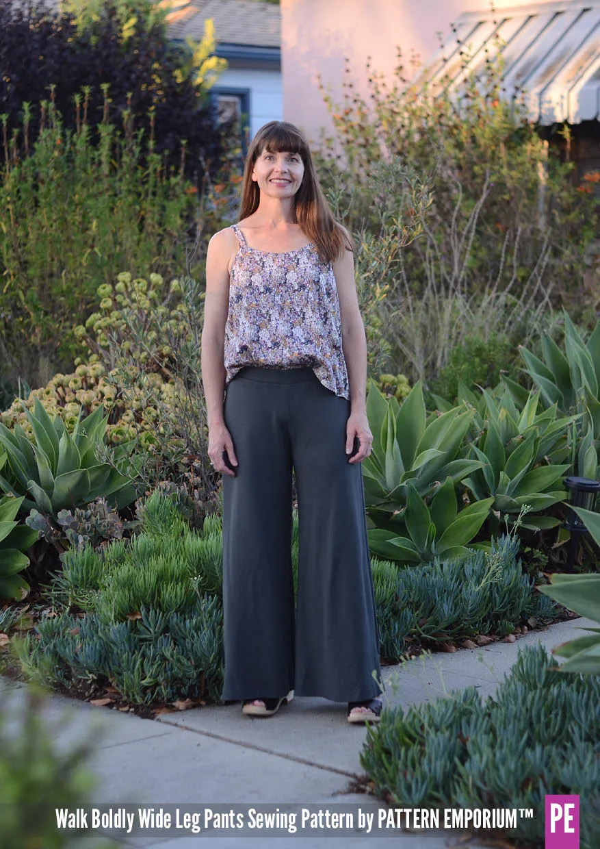 Walk Boldly | Wide Leg Pants Sewing Pattern