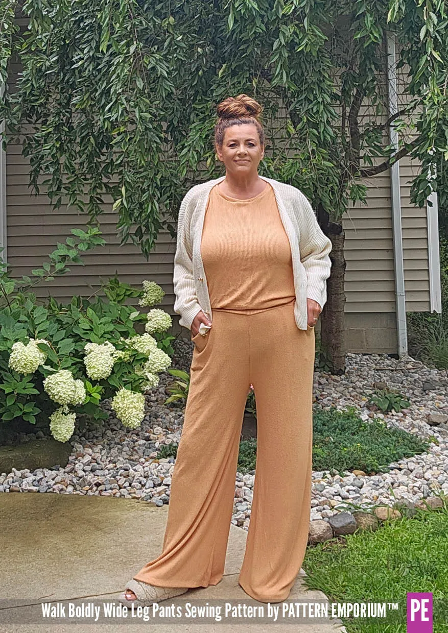 Walk Boldly | Wide Leg Pants Sewing Pattern