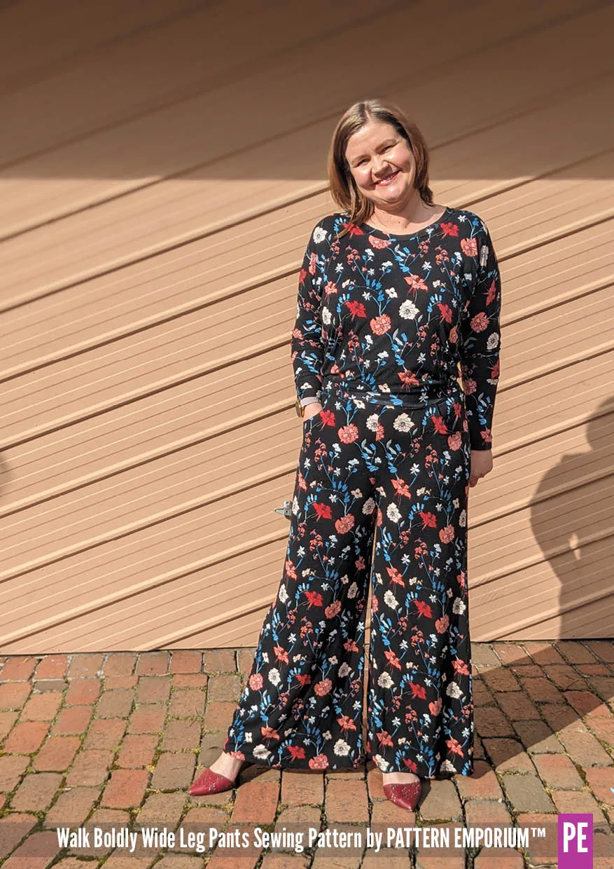 Walk Boldly | Wide Leg Pants Sewing Pattern