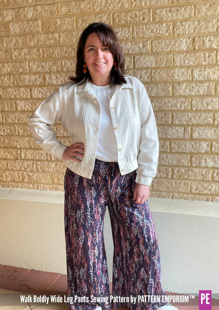 Walk Boldly | Wide Leg Pants Sewing Pattern