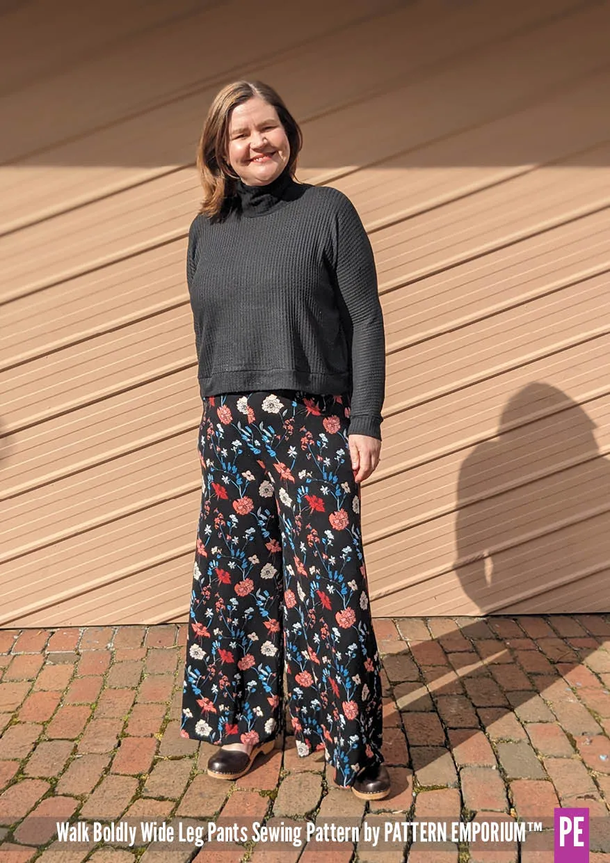 Walk Boldly | Wide Leg Pants Sewing Pattern