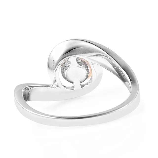 Warp Ocean Double Swirl Ring