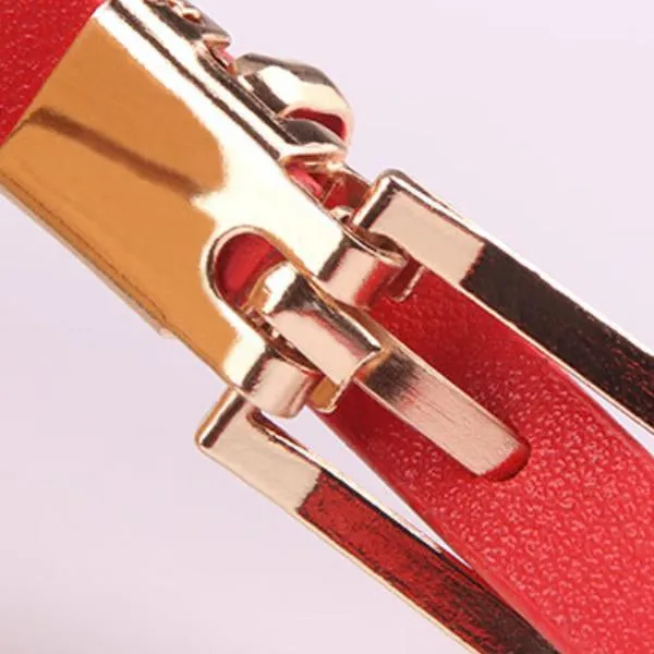 Women's All-match Pin Buckle Thin Belt 91547235C