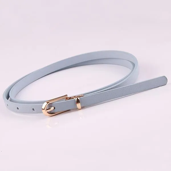 Women's All-match Pin Buckle Thin Belt 91547235C