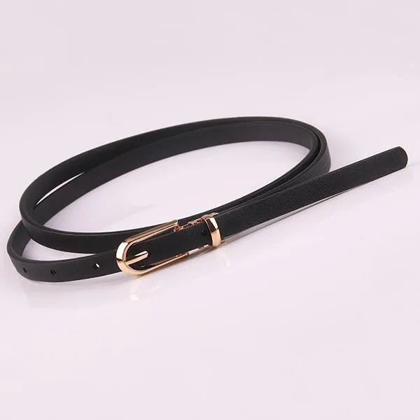 Women's All-match Pin Buckle Thin Belt 91547235C