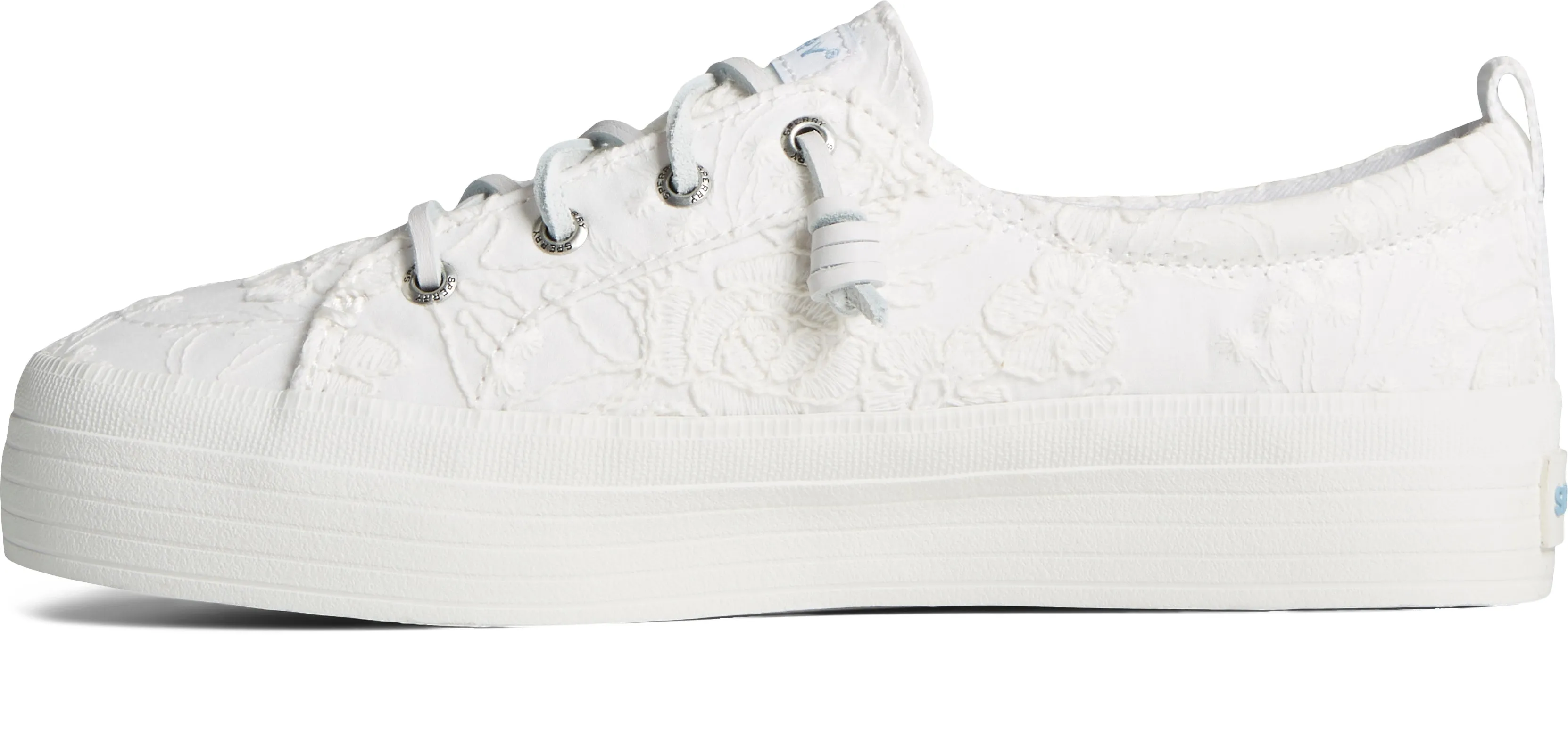 Women's Crest Vibe Platform Seasonal White Canvas